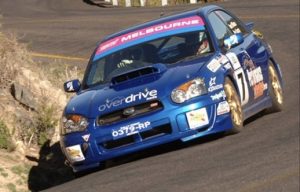 Bruce Williams Racing the Performance and Race Tech Services built and prepared Subaru WRX Sti competing at the Lake Mountain Sprint Tamac rally