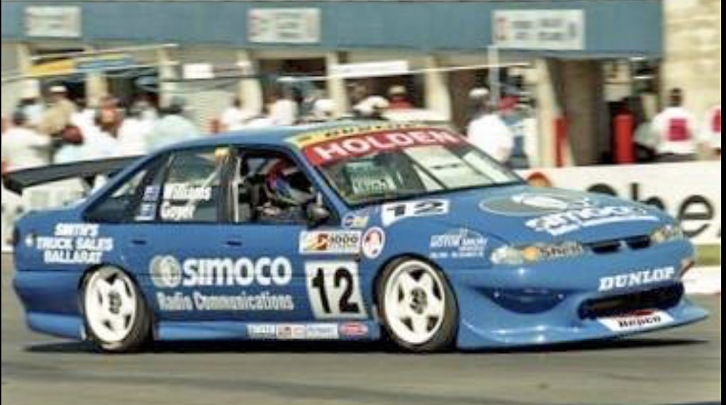 Bruce Williams and Paul Gover took first placed privateer in the 1997 Sandown 500 and went on to race at Bathurst 1000 in the Performance and Race Tech Services prepared VS Commodore Supercar